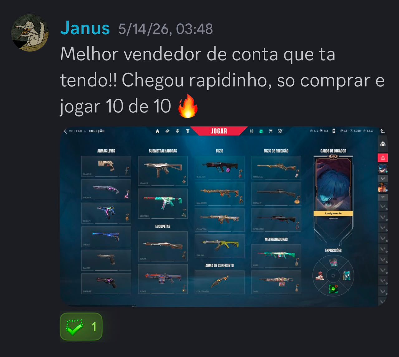 Feedback de J.